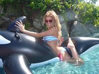 Olivia Paige in a bikini