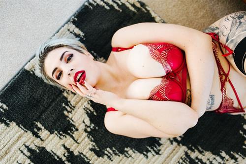 Ava Twitchling in lingerie