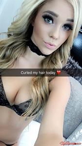 Kali Roses in lingerie