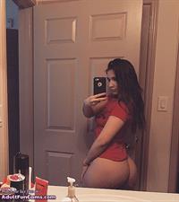 Anonymous taking a selfie and - ass