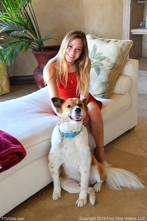 Avery Nude Pictures Gorgeous In Red