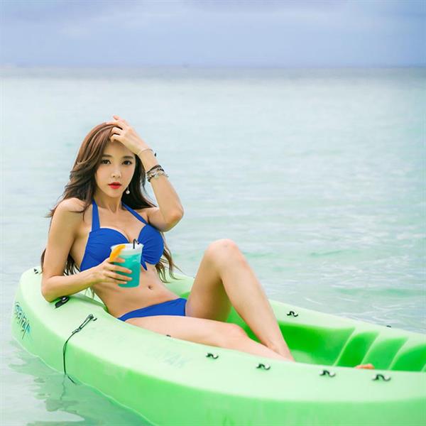 Park Soo Yeon in a bikini