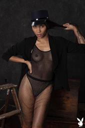 Fatima Kojima in Fishnets