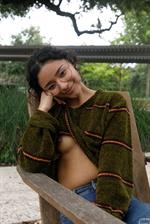 Renee Macias in Jeans