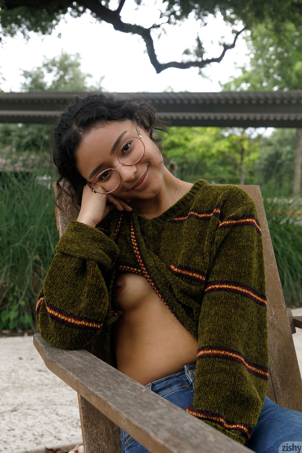 Renee Macias in Jeans