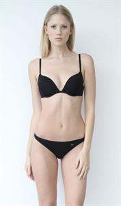 Berit Birkeland in lingerie