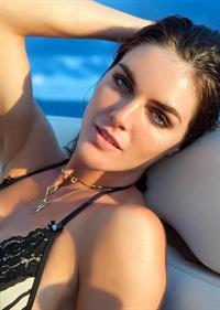 Hilary Rhoda in a bikini