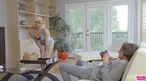 Adria Rae,Elizabeth Jolie Nude Pictures Elizabeth Jolie gives her stepbrother a blowjob then brings her friend Adria Rae in for a hardcore massage threesome