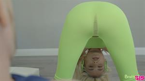 Jessie Saint Nude Pictures Lusty teen Jessie Saint seduces her stepbrother into fucking her with just some leggings and a well placed hole