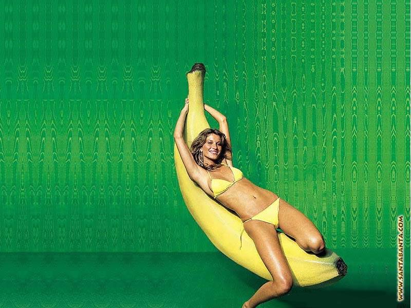 Gisele Bündchen in a bikini