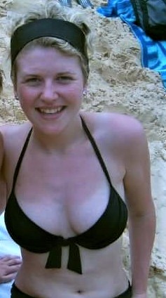 Hannah Taylor in a bikini