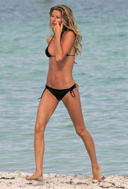 Gisele Bündchen in a bikini