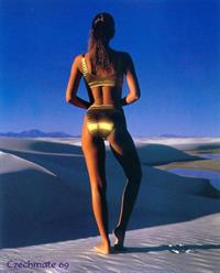 Paulina Porizkova in a bikini - ass