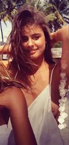 Taylor Hill braless boobs in sexy lingerie accidentally flashing her nude big tits with a nip slip wardrobe malfunction from an instagram live.