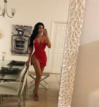 Maybel Sanchez taking a selfie