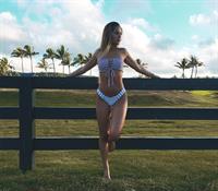 Emily Zeck in a bikini