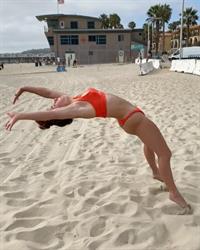 Demi Bagby in a bikini