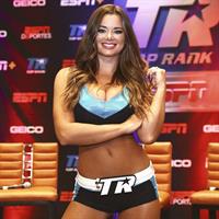 Dessie Mitcheson as a Top Rank Ring Girl