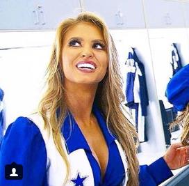 Former Clemson Rally Cat
Current Dallas Cowboy Cheerleader