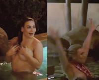 WWE Diva Natalya Neidhart nude and sexy photo collection showing her topless boobs and hot ass with her being caught nude and a lesbian kiss.