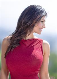 Denise Milani Photoset - Red Dress
