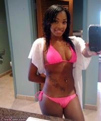 Anonymous in a bikini