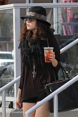 Selena Gomez leaving Panera Bread in LA 2/2/13 