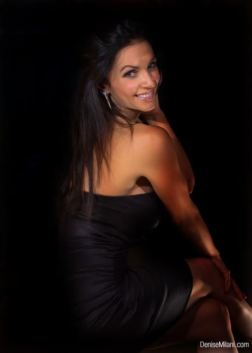 Denise Milani Photoset - Black2013b
