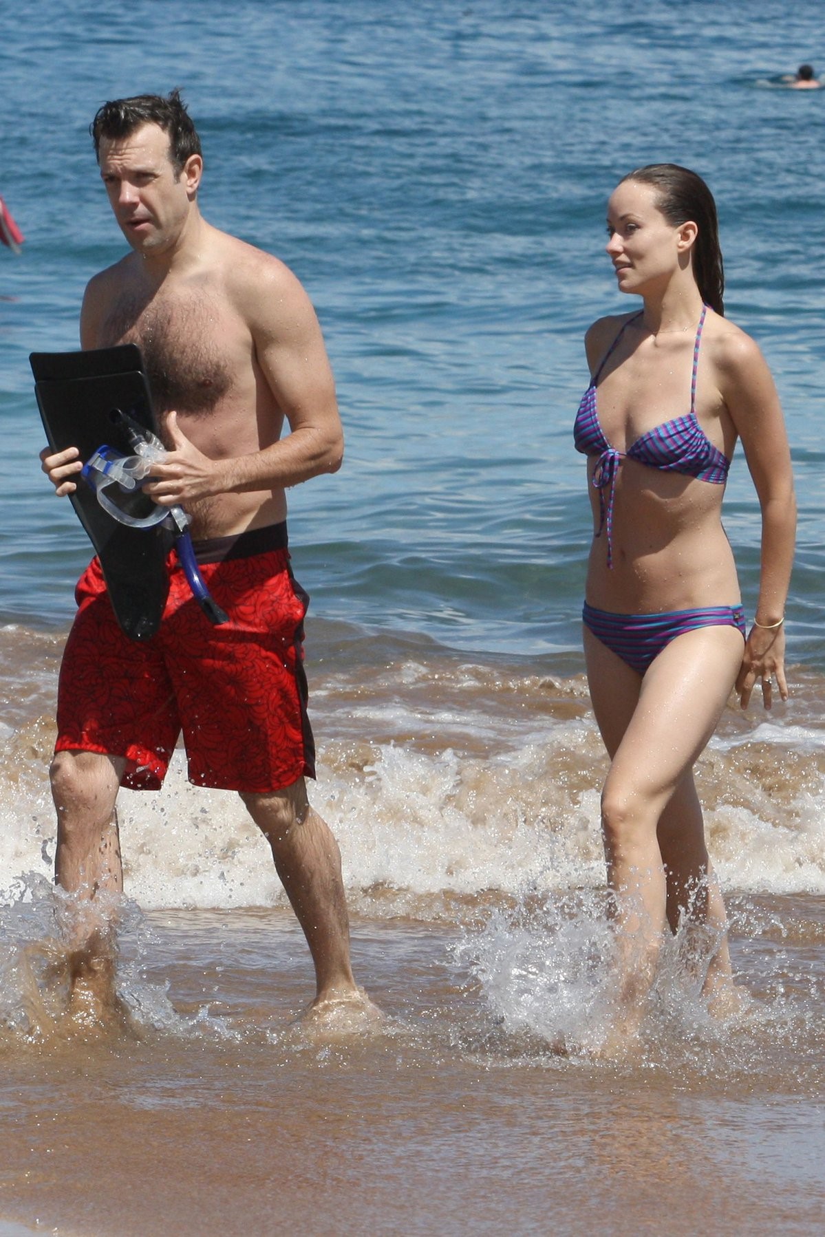 Olivia Wilde on the beach and in the water in Hawaii - May 26, 2013 