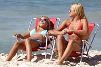 Bia and Branca Feres in a bikini