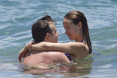 Olivia Wilde on the beach and in the water in Hawaii - May 26, 2013 