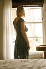 Vicky Chandler in a Dress