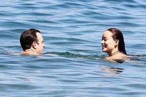 Olivia Wilde on the beach and in the water in Hawaii - May 26, 2013 
