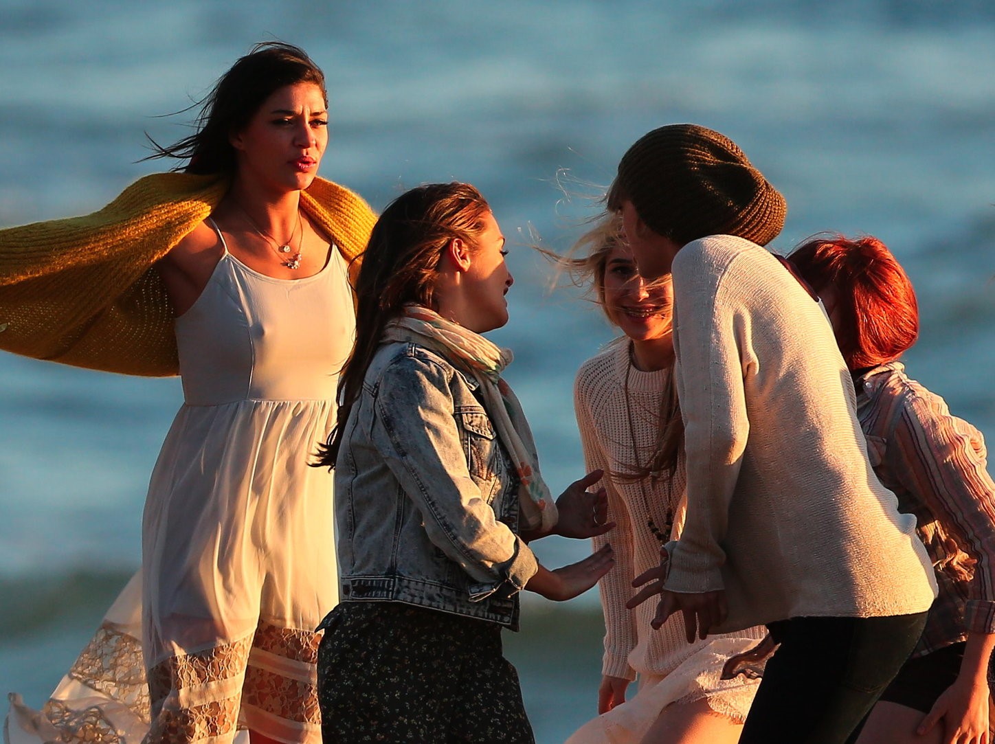 Taylor Swift filming a music video in Malibu 2/11/13 
