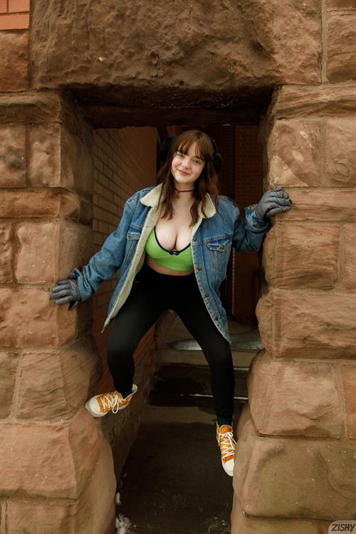 Daisy Wensday Strips in the Snow