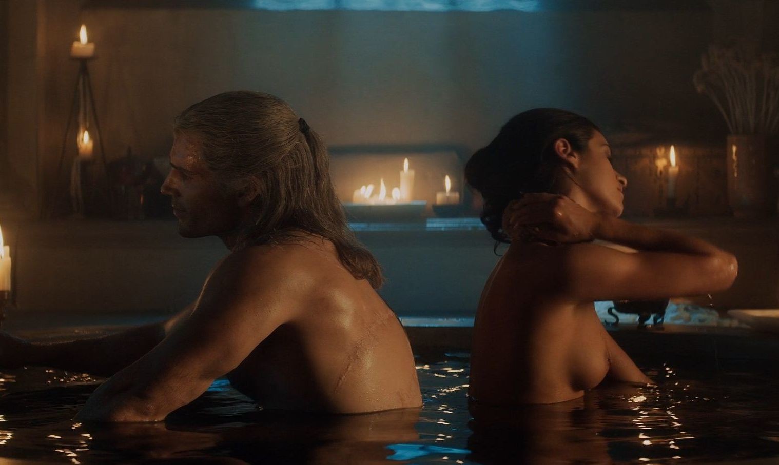 Anya Chalotra nude in  The Witcher  season 1 (2019)