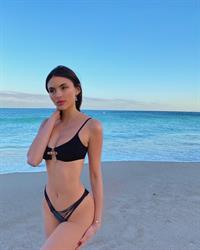Holly Scarfone in a bikini
