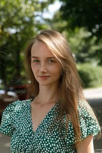 Ariel Gossimer in a Dress