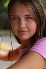 Olya Derkach in Purple