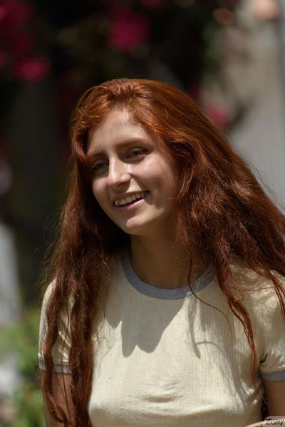 Rosa Calderon Cute Ginger in Shorts