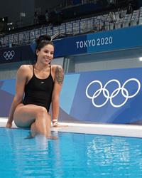 Beautiful Brazilian diver