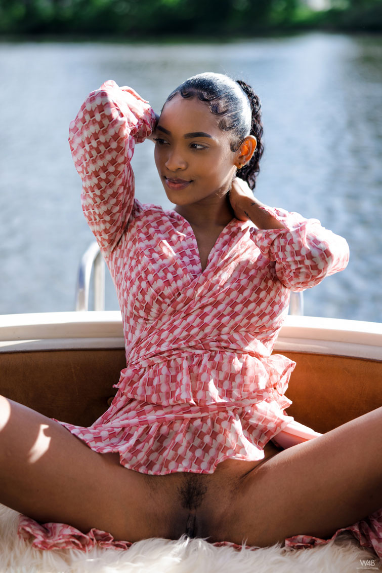 Barbie Alone on a Boat