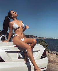 Amber Scholl in a bikini