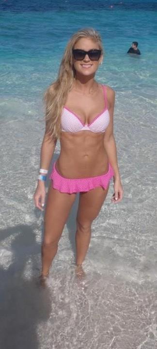 Samantha Casey Coleman in a bikini