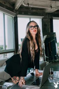 Paige Amaze Inked Blonde with Glasses