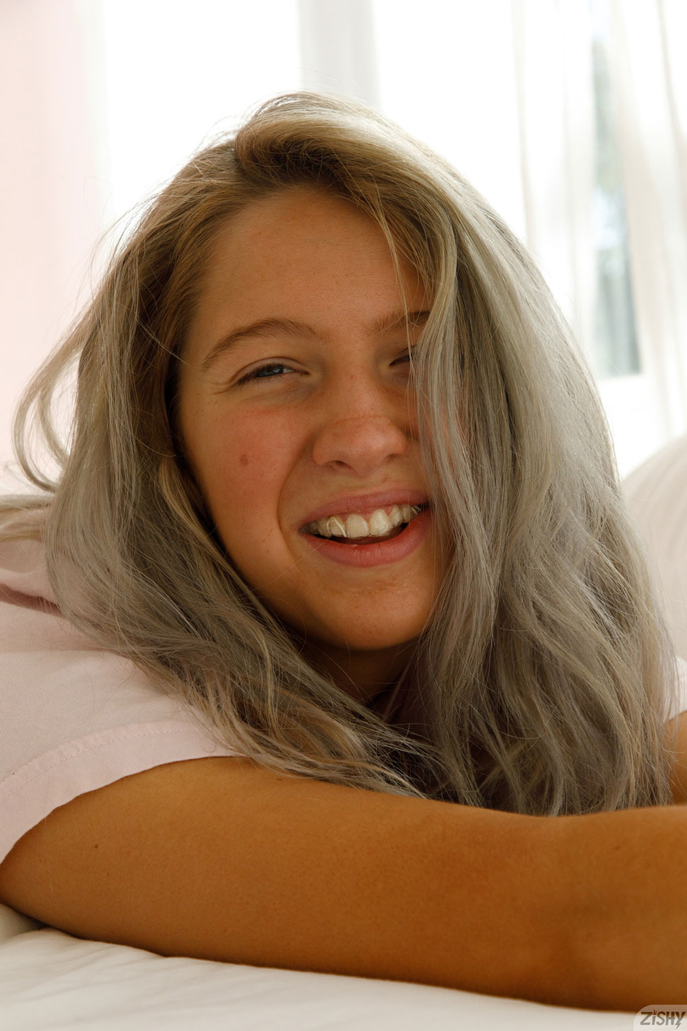 Busty Maddie Crump in her Room