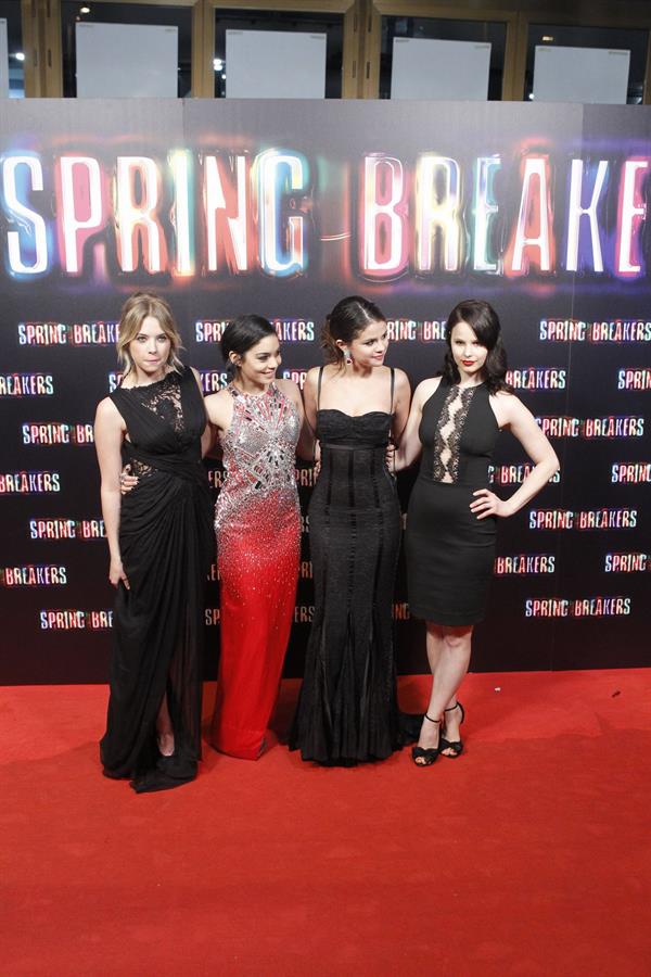 Selena Gomez Spring Breakers premiere in Madrid 2/21/13 