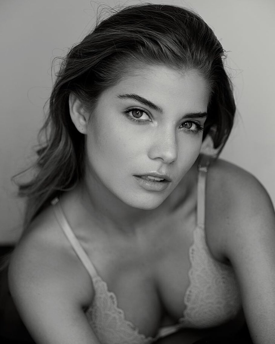 Gabriela Salles in lingerie