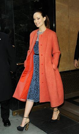 Olivia Wilde attends Calvin Klein Fall 2013 Presentation in New York City - February 14, 2013 