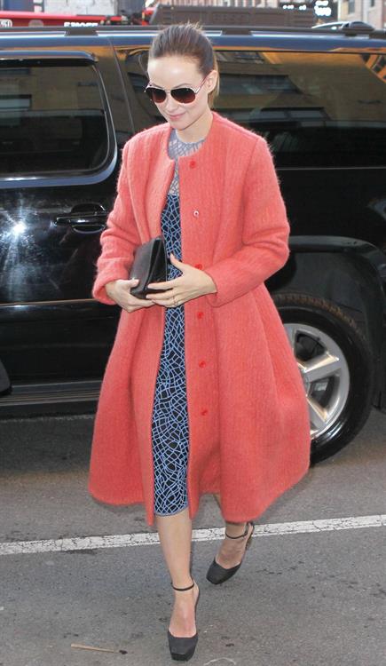 Olivia Wilde out in New York City - February 14, 2013 (Valentine's Day)
